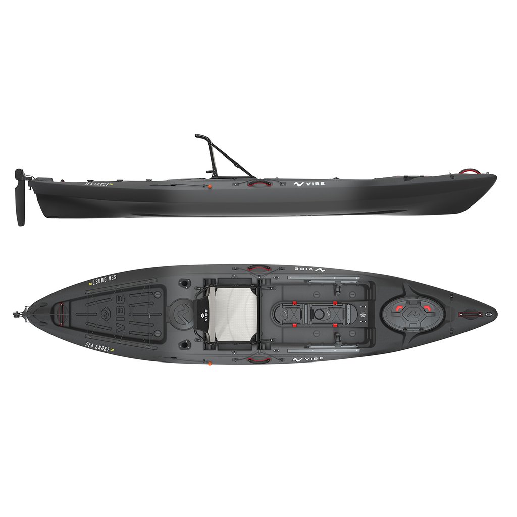 Vibe Yellowfin 130T Tandem Angler Fishing Kayak Package Galaxy