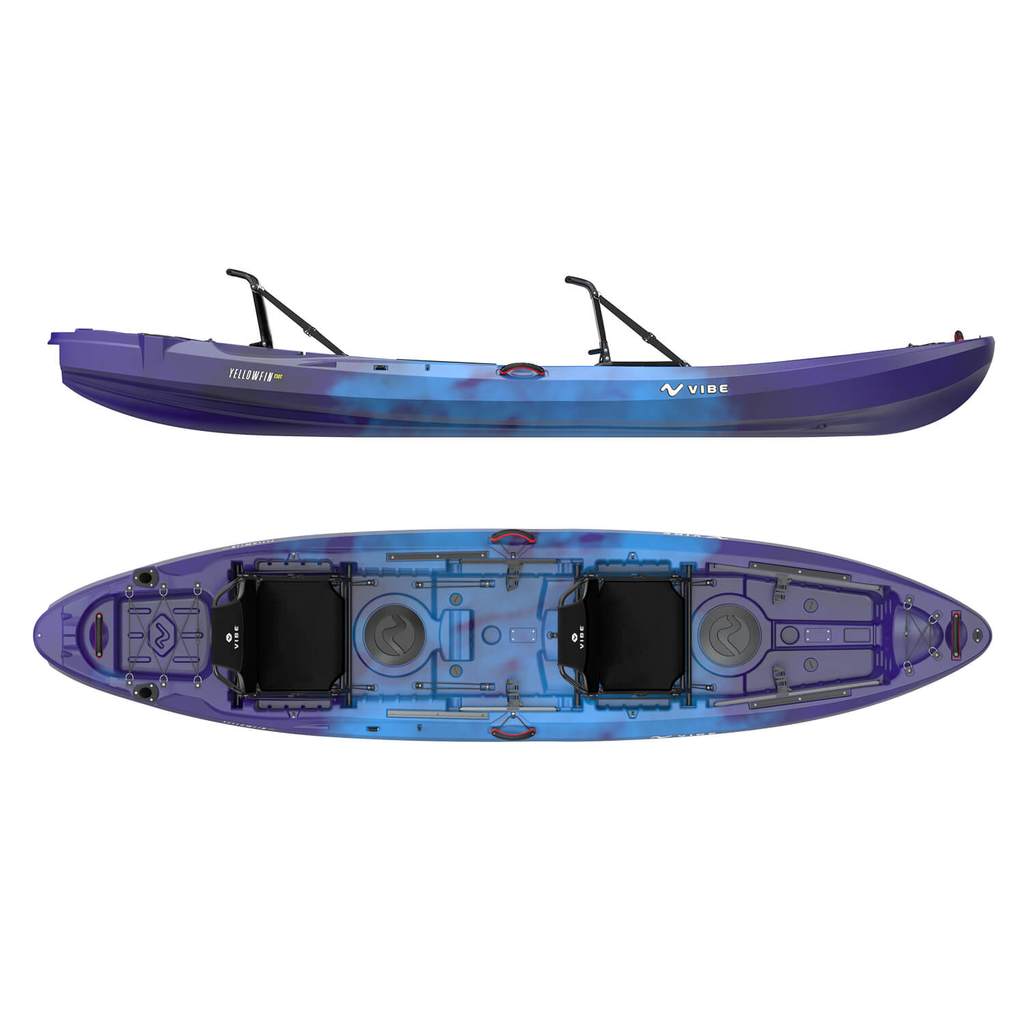Vibe Yellowfin 130T Tandem Kayak - Electric Surf Sports
