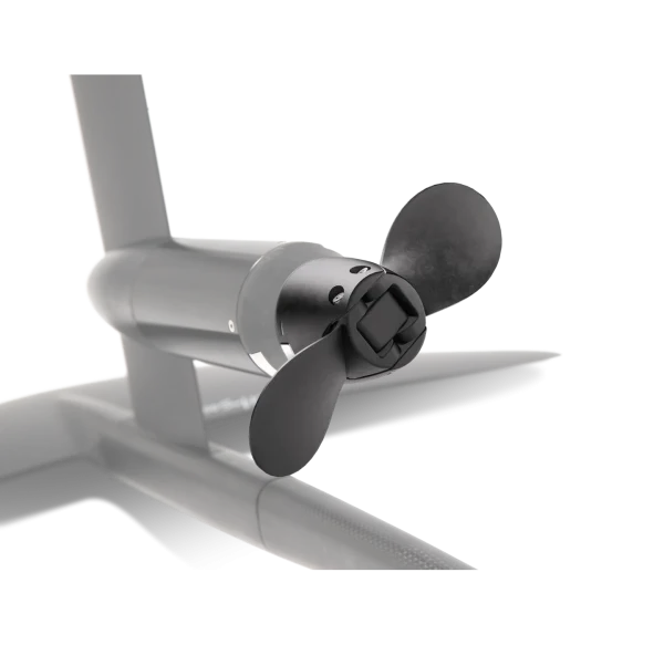 LCS FOLDING PROPELLER 2.0 KIT - BACKVIEW OPEN LIFT LCS FOLDING PROPELLER 2.0 KIT - SIDE VIEW OPEN PROPELLER