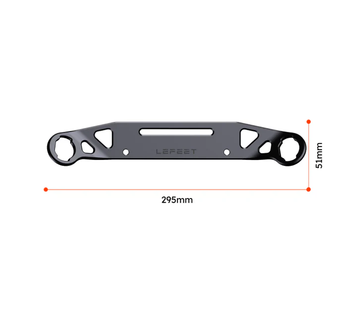 LEFEET P1 Dual Rail Kit - Dimensions