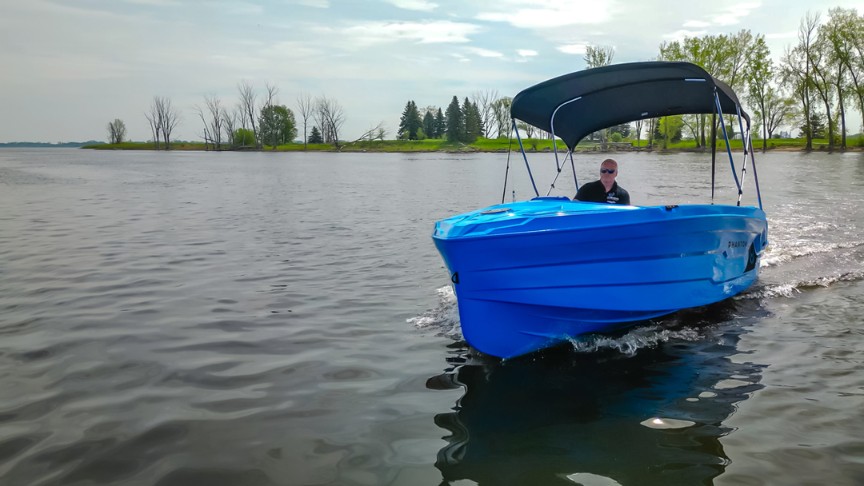 Vision Marine Phantom Boat - On Water In Florida 4