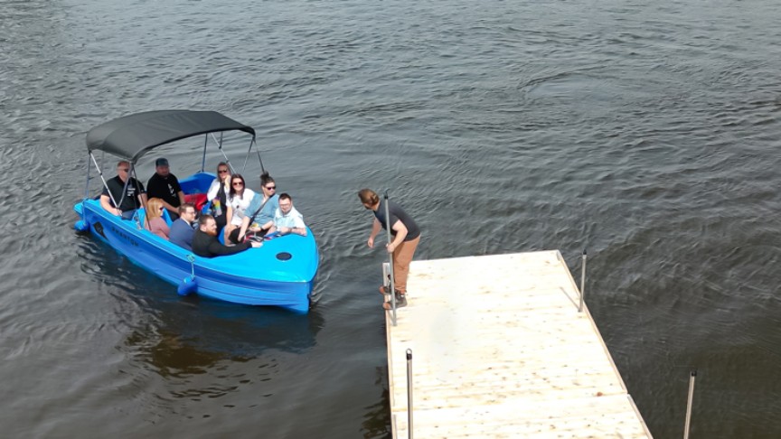 Vision Marine Phantom Boat - On Water In Florida 5